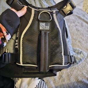 Black Tactical Dog Harness